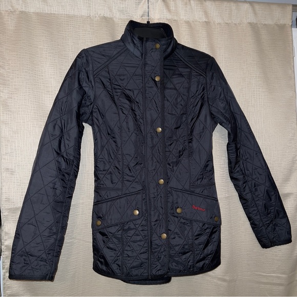 Barbour Cavalry Polarquilt Jacket in Navy - Picture 3 of 9
